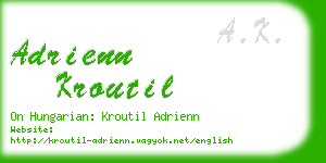 adrienn kroutil business card